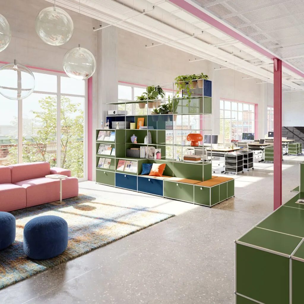 USMハラー　マルチカラー シンプルを極めた機能美｜なぜスイスの名作USMハラーは、あらゆる変化