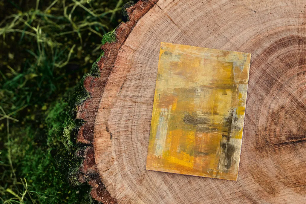 本物の植物をアートに。地域の持続可能性を生み出す絵画調建材「GX